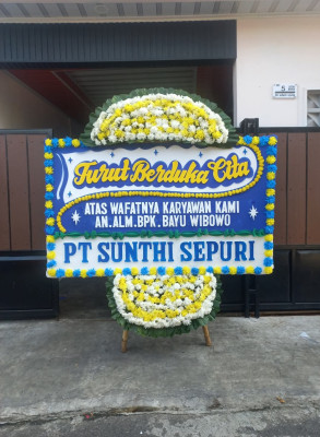 Papan Bunga Duka di Samparwadi
